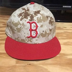 Red Sox desert camouflage hat